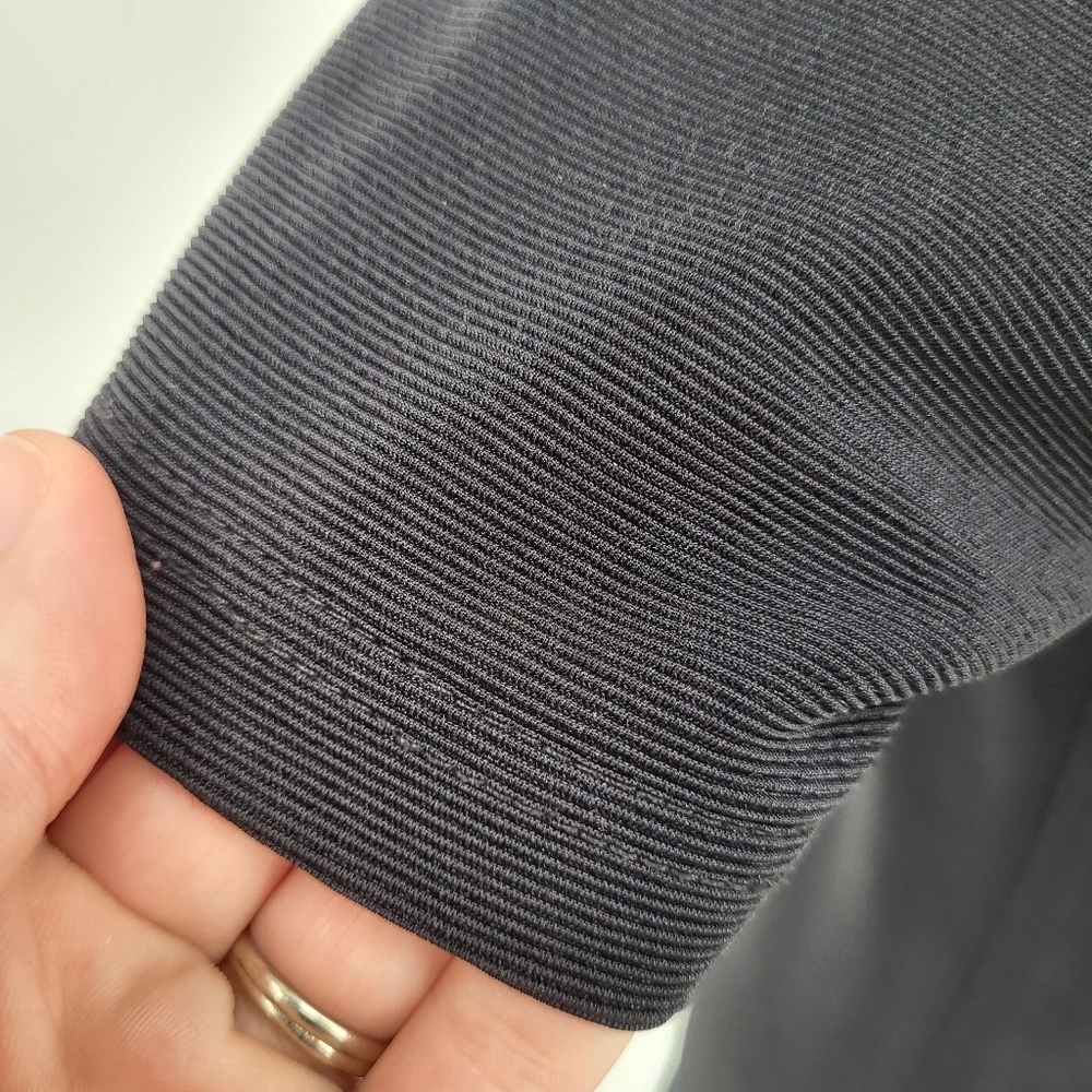 Vintage Basic Necessities Ribbed Stretch Tee Shir… - image 4